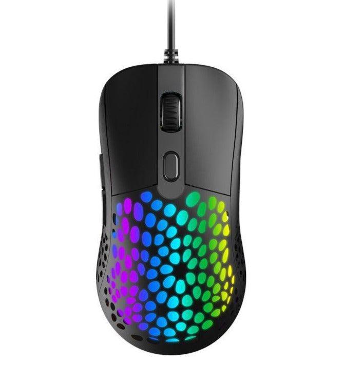 Mouse Com Fio, Dareu EM907, 6 Botões, 6400DPI, 60g, RGB - Honor Tech