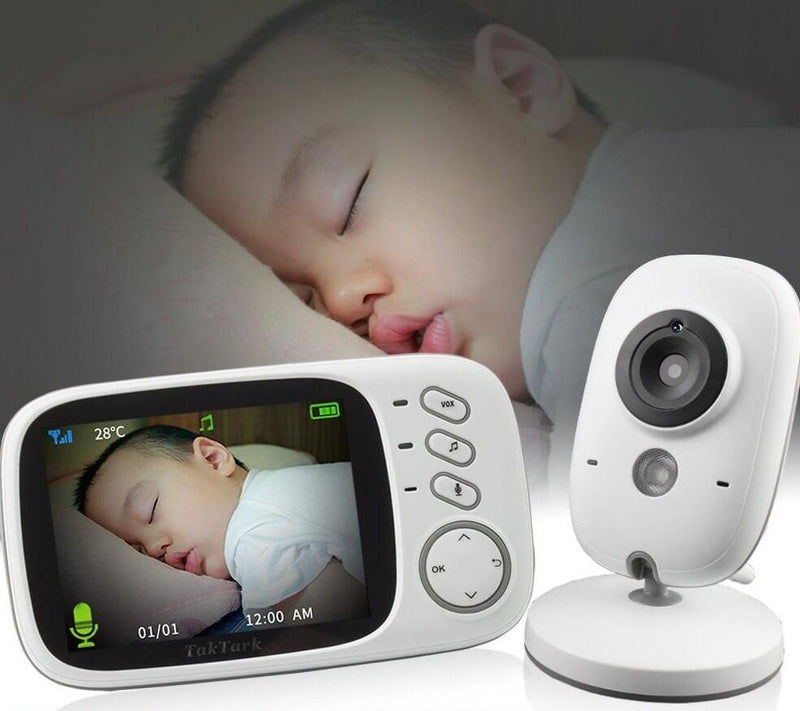 Câmera TakTark Monitoramento De Bebês, Sensor De Temperatura, Microfone - Honor Tech